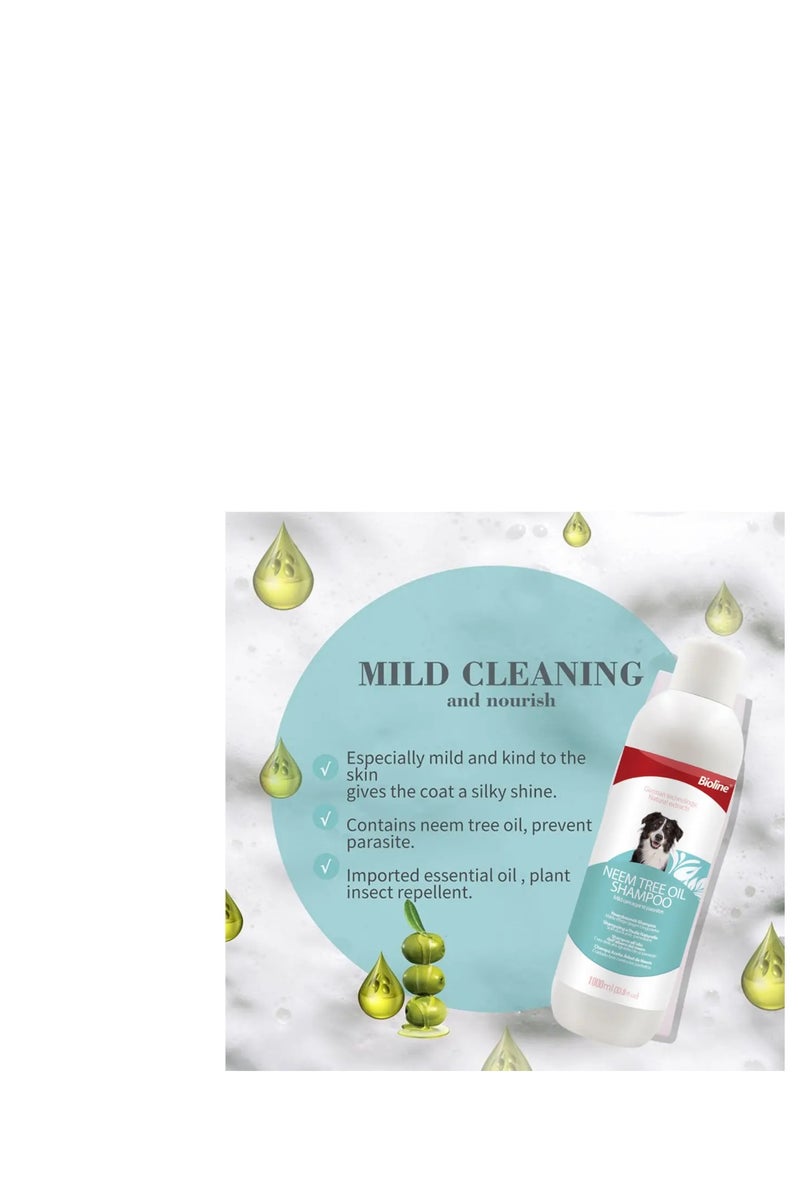 Bioline Neem Tree Oil Dog Shampoo 1 Litters - Image 2