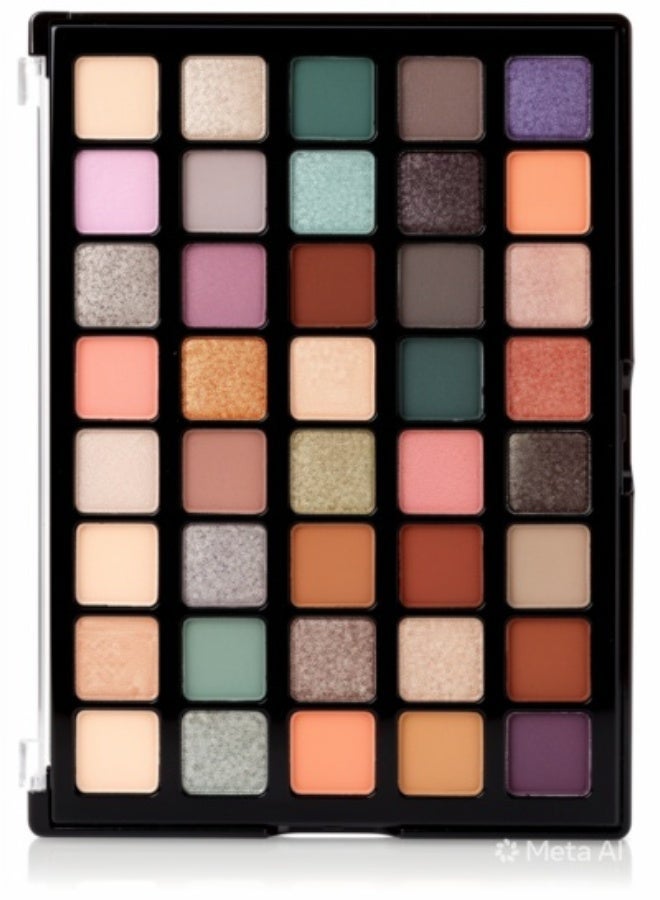 LORA 40-Color Eyeshadow Palette in Matte & Shimmer Shades - Image 3