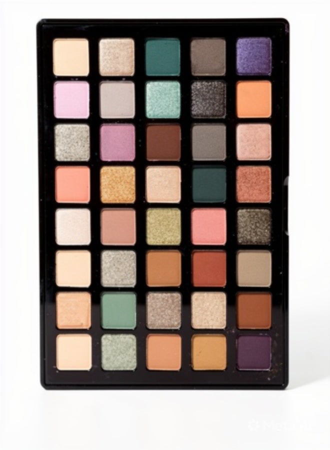 LORA 40-Color Eyeshadow Palette in Matte & Shimmer Shades - Image 5