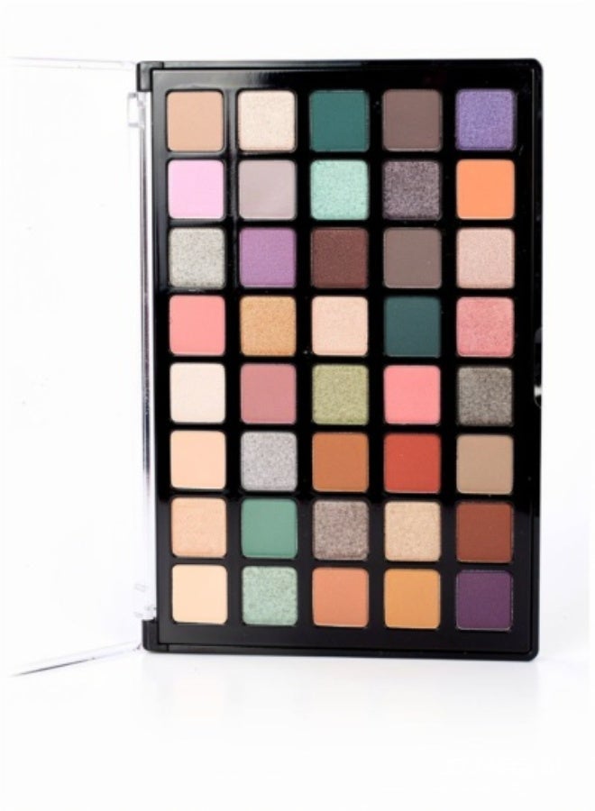 LORA 40-Color Eyeshadow Palette in Matte & Shimmer Shades - Image 4