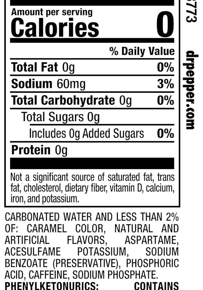 Dr Pepper Cherry Zero Sugar Soda, 12 fl oz Cans, 12 Pack - Image 2