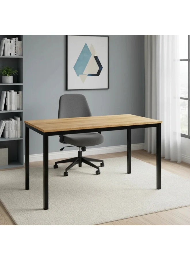 FURNILE DESK - 120x60x75cm - MDF Wood x Metal Frame - FUR5-DSK857411