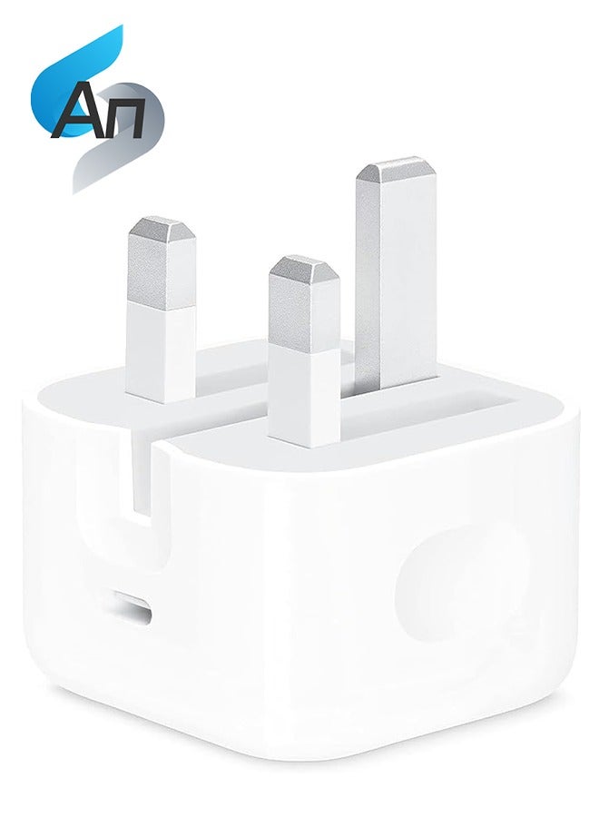An 20W USB-C Power Adapter, Super-Fast Charging Adapter, Universal Travel Adapter, for iPhone/iPad/Tablet, Samsung, Huawei More  - Image 1