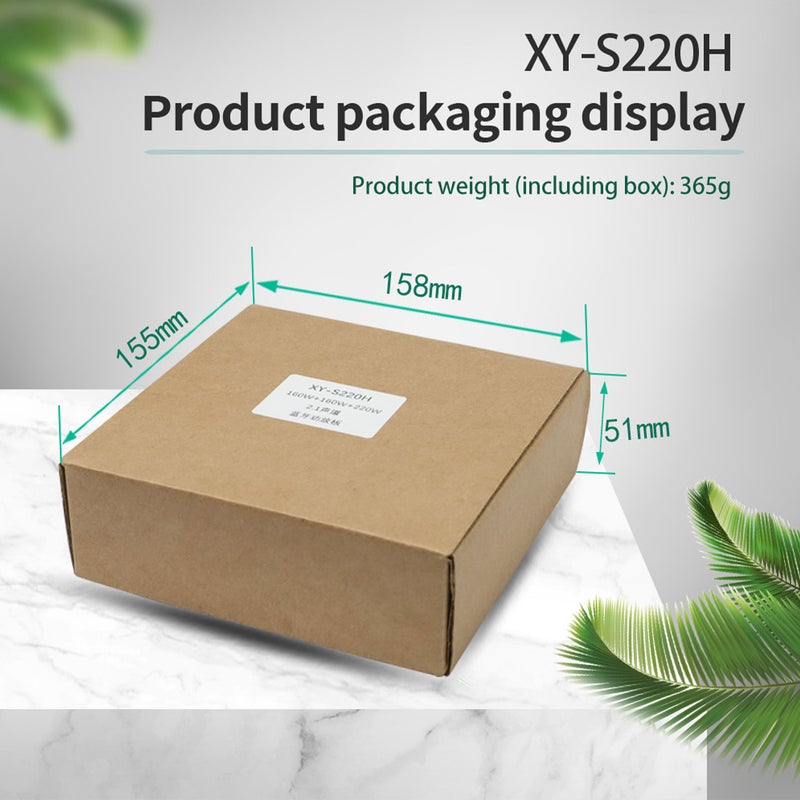 لوحة مضخم صوت بلوتوث XY-S220H 2.1 قناة TDA7498 بسوبوفر باس عالي مضخم استريو صوتي 160 واط ×2 + 220 واط - Image 3