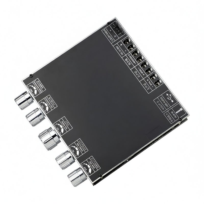 لوحة مضخم صوت بلوتوث XY-S220H 2.1 قناة TDA7498 بسوبوفر باس عالي مضخم استريو صوتي 160 واط ×2 + 220 واط - Image 1
