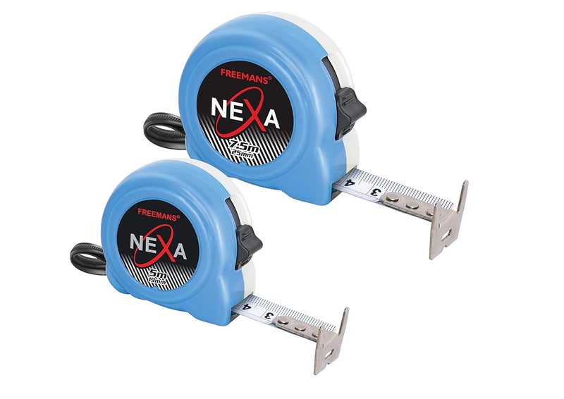 FREEMANS NEXA 5m 19mm NEXA 75m 25mm Measuring Tapes - Image 1