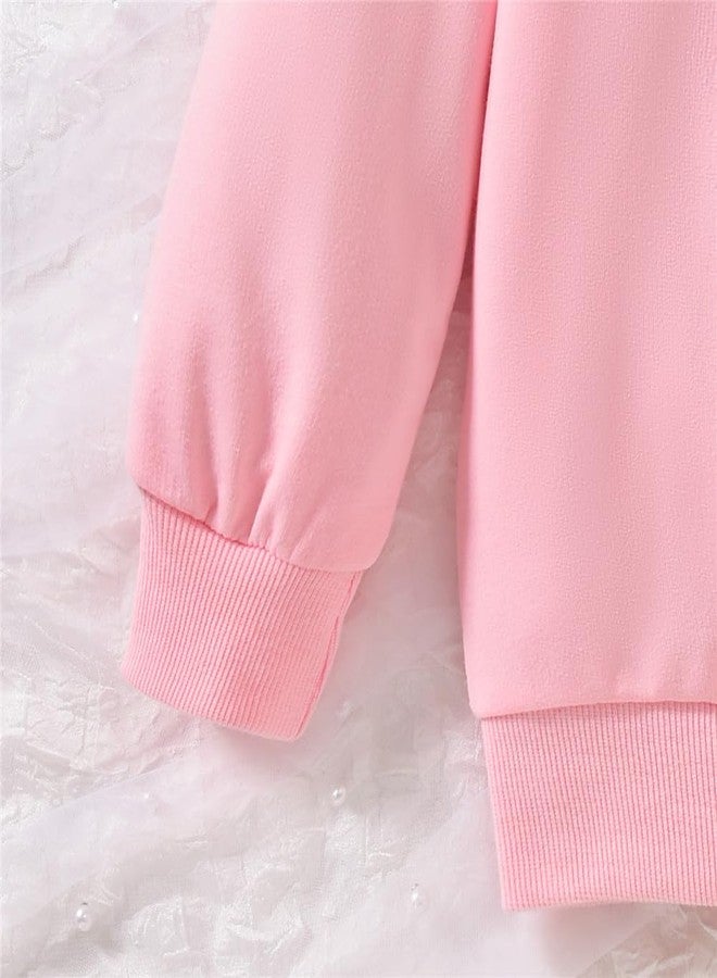 CPEI 5th Birthday Outfit for Girls 5 Year Old fifth five Sweatshirt Tutu Skirt Fall Clothes, Pink, 5 Years - Image 5