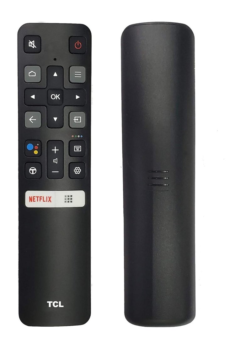 New Replacement Remote Control, Remote Control Fit, Universal Remote Control Compatible with Remote No. RC802V FMRA with Google Assistance (Voice Function), for TCL Android Smart LED TV. - Image 1
