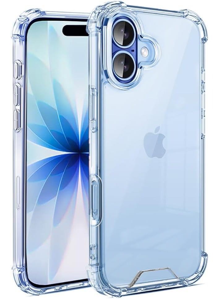 بورتوني جراب شفاف لهاتف iPhone 17، غطاء ناعم مضاد للخدش والصدمات ومضاد للاصفرار لهاتف iPhone 17، جراب هاتف شفاف للغاية مضاد للصدمات ومقاوم للصدمات لهاتف iPhone 17 مقاس 6.3 بوصة - Image 1