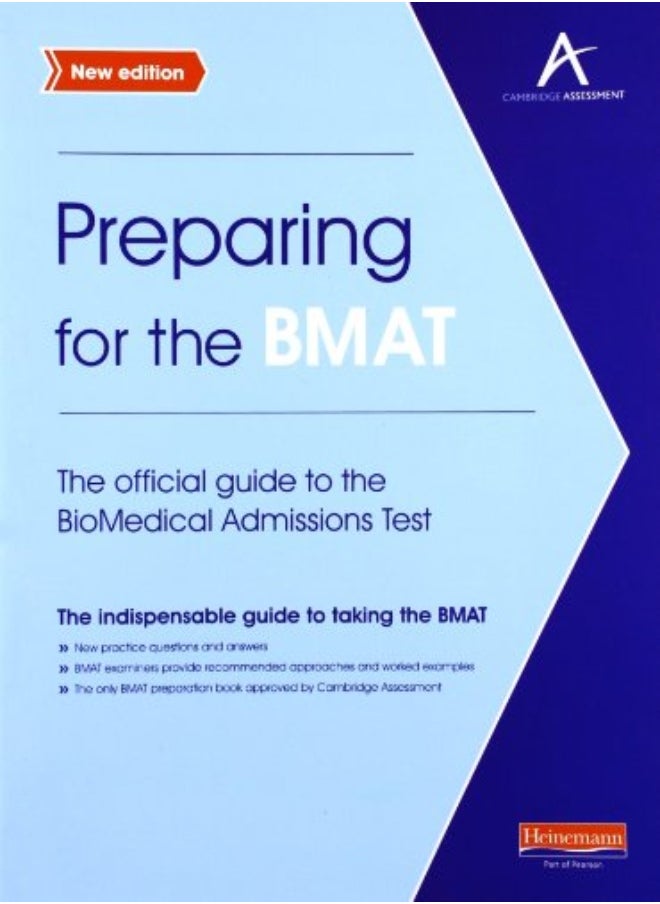 null - Preparing For The Bmat The Official Guide To The Biomedical Admissions Test New Edition by Pearson Education Limited Paperback - Image 1