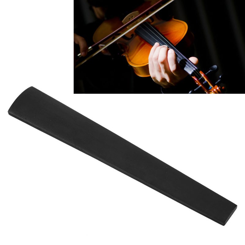 Ebony Violin Fingerboard 215mm - Easy To Install Replacement Fingerboard For 4/4 Violin Repair - Image 5