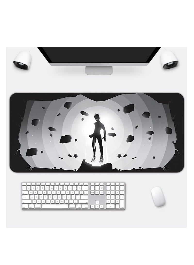 Y&D Gaming Mouse Pad,Extended Large Mat Desk Pad, Stitched Edges Mousepad, Long Non-Slip Rubber Base Mice Pad(31.5x11.8x0.12 Inch)