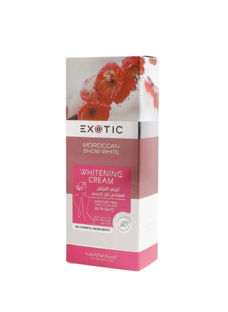Exotic Moroccan Snow White Whitening Cream 75ml