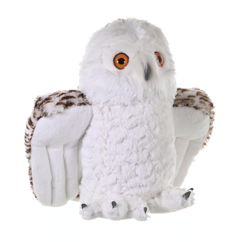 Wild Republic Snowy Owl Plush  Stuffed Animal  Plush Toy  Gifts for Kids  Cuddlekins  12 Inches - Image 1