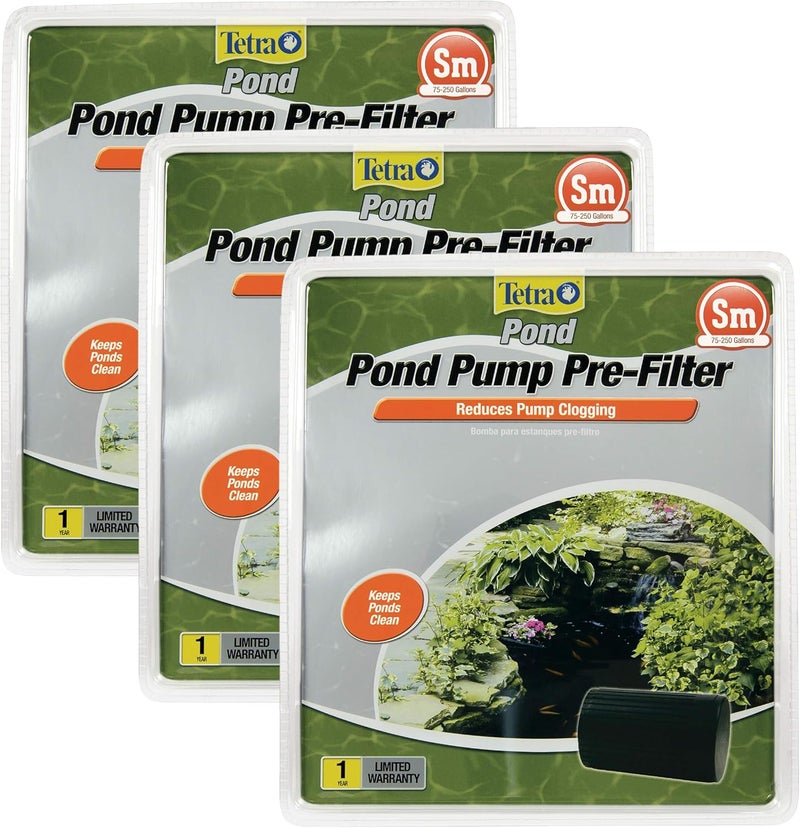 TetraPond Cylinder Prefilter for Water Garden Pumps Pack of 3 - Image 1