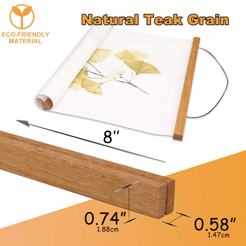 WITCOLOR Magnetic Poster Hanger Frame, 8x10 8x12 8x20 Poster Frames Wood Wooden Magnet Hanging Kit for Walls Print Poster Canvas Artwork Diamond Painting - Image 2