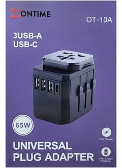 Ontime The ONTIME OT-10A Wall Charger - Providing 65 Watts of Power for Fast and Safe Device Charging.  - Image 3