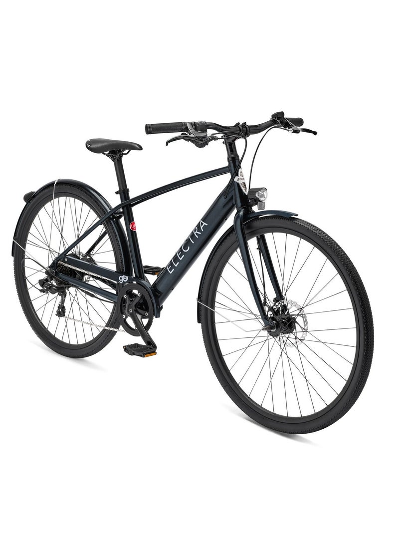 Electra Bicycle Company Men's E-bike Electra Loft GO! 7D EQ Step Over Black Mercury (Size L)  - Image 2