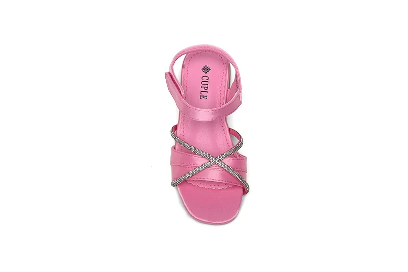 Cuple Girls embellished slide sandals