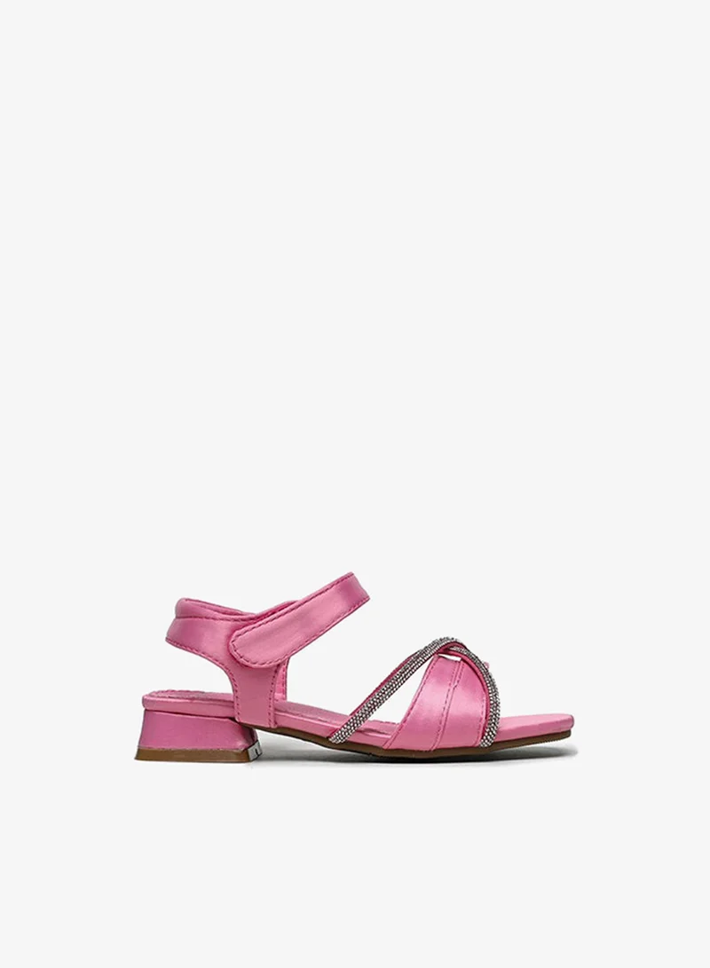 Cuple Girls embellished slide sandals