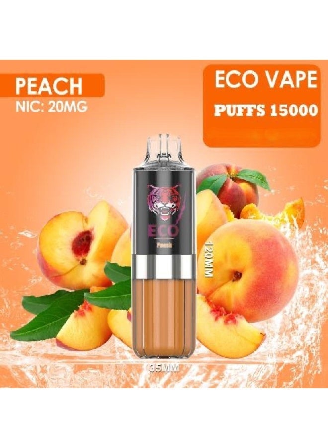 Vape Peach 15000 Puffs Disposible Vape 20Mg