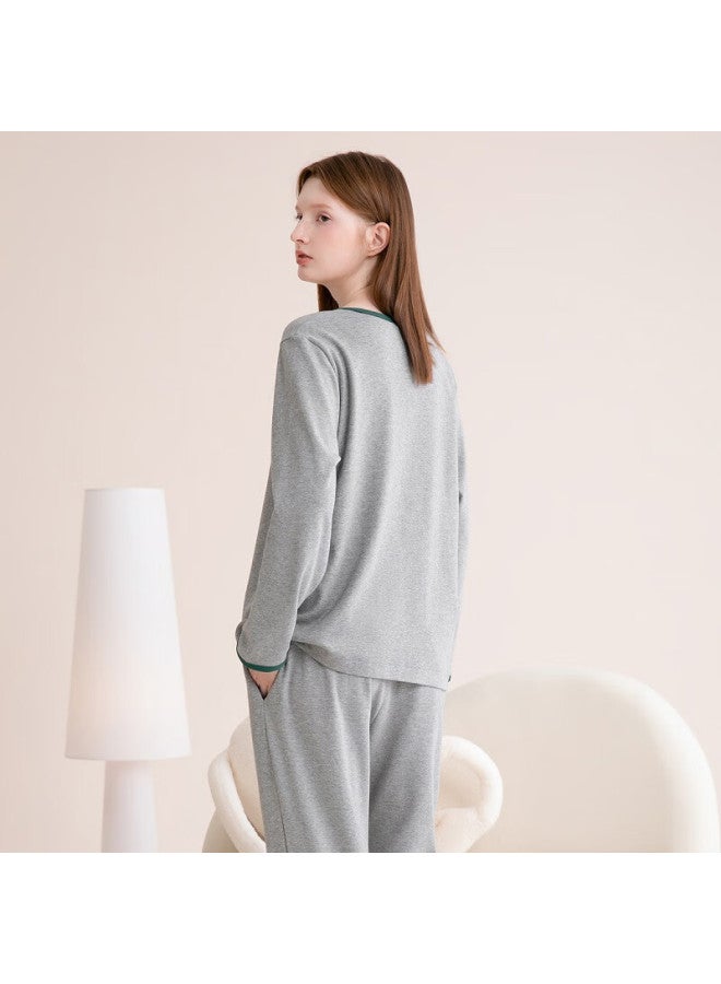 Fenton Fenteng Women's Pajamas, 2025 New Product, 100% Pure Cotton, Anti-static, Simple And Soft, Ladies' Loungewear, Soft Cotto - Image 1