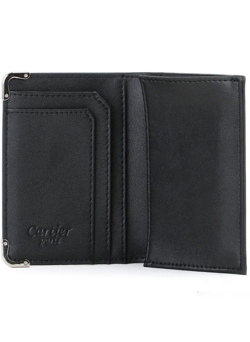 Cartier Cartier Leather Black Wallet For Men  - Image 2