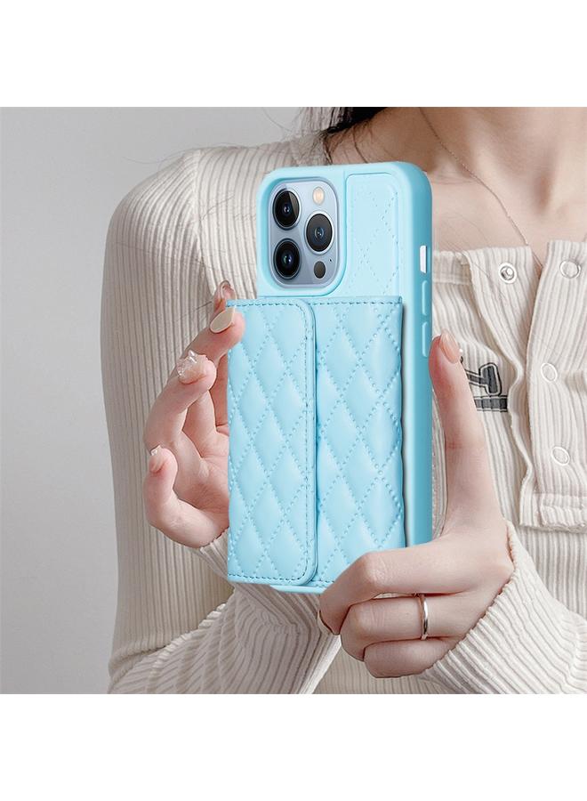 زبون جراب هاتف iPhone 13 Pro بمحفظة أفقية من الجلد على شكل معين - Image 2