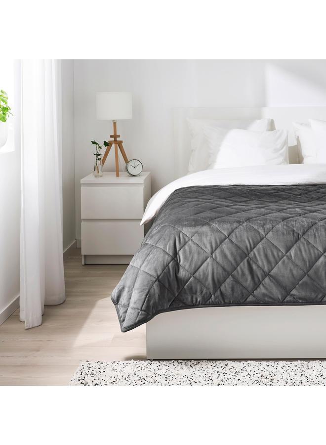 erorex Bedspread Dark Grey 260X250 Cm  - Image 3