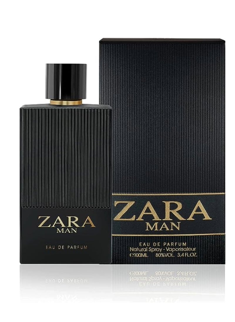 Fragrance World - Zara Man Eau de Parfum By Fragrance World For Unisex, 100ml - Image 1