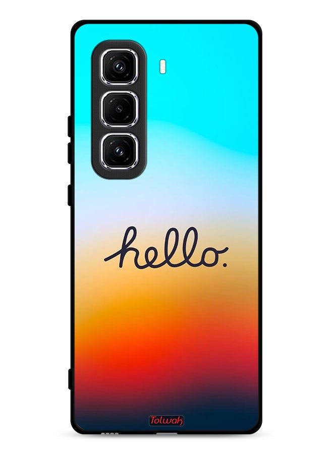 Tolwak Infinix Hot 50 Pro Plus 4G Protective Case Cover Hello - Image 1