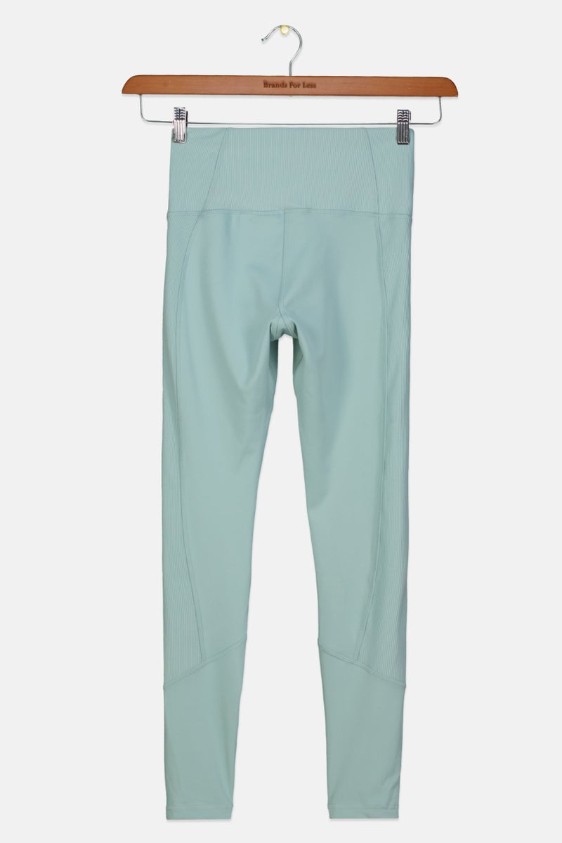 Reebok Kids Girl Sportswear Fit Training Leggings, Sage Green - Image 2