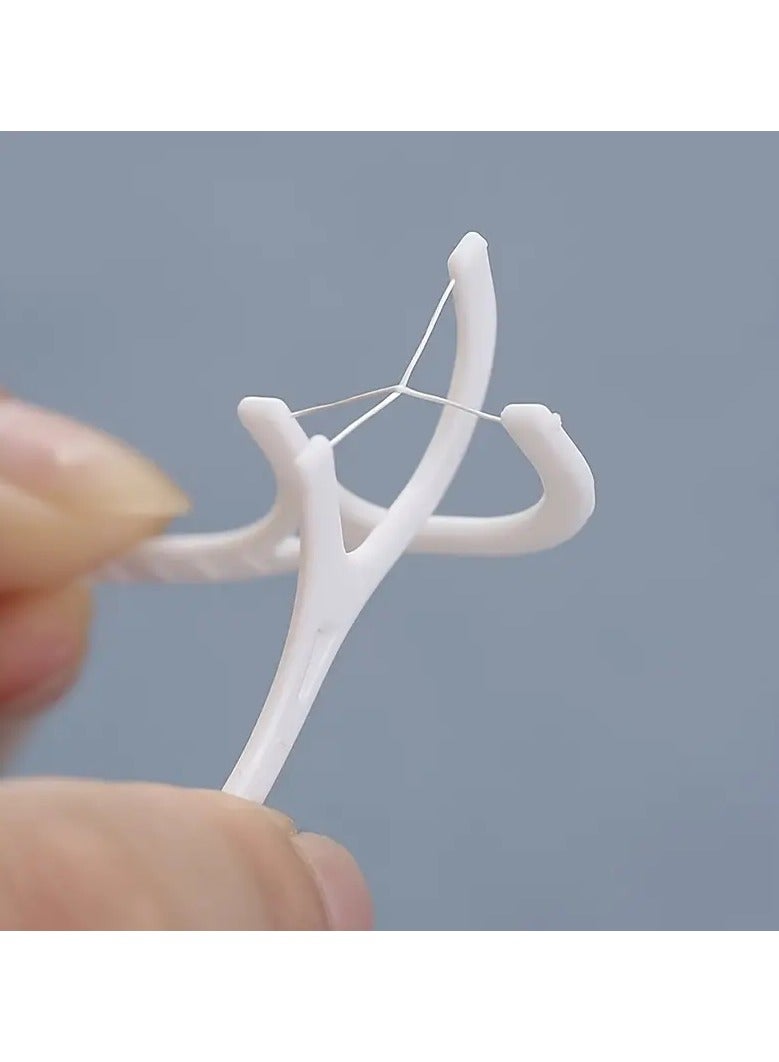 ORiTi Dental Floss Picks Dental Flossers Floss Sticks Tooth Floss Dental Sticks Dental Floss Toothpick Teeth Cleaning For Home Travel Hotel - Image 2