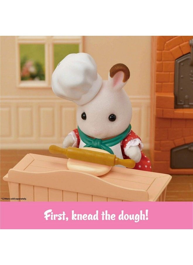 Calico Critters - Bakery Shop Starter Set Toy Dollhouse Furniture And Accessories Set For Red Roof Cozy Cottage Family Picnic Van - Image 1