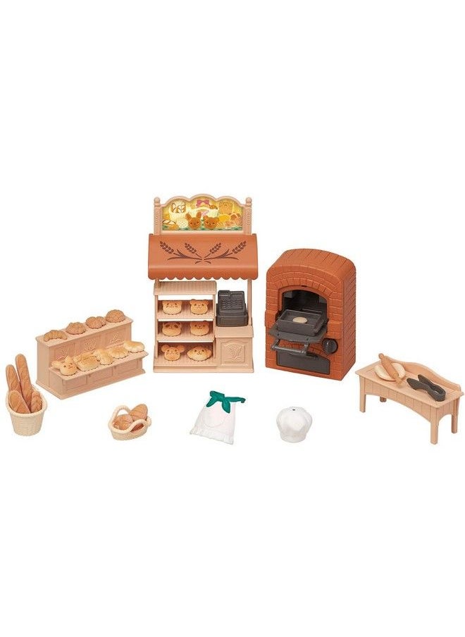 Calico Critters - Bakery Shop Starter Set Toy Dollhouse Furniture And Accessories Set For Red Roof Cozy Cottage Family Picnic Van - Image 1