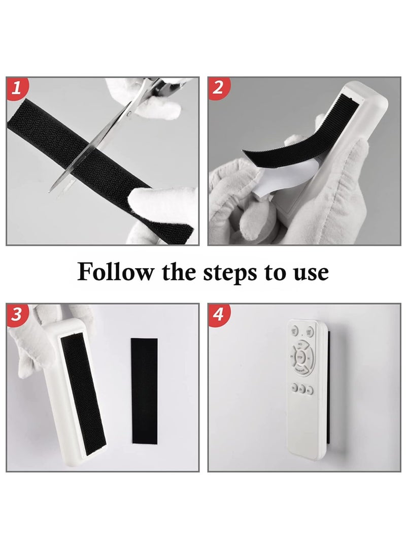ماركة غير محددة مزدوج الجانب لاصق، 6M هوك و شريط دائري Velcro شريط لاصق ذاتي الشريط الخلفي، Strong Self-Adhesive Tape for Curtains Window Office Home  - Image 4