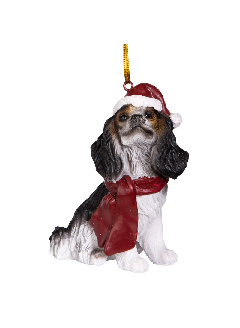 Design Toscano Design Toscano Christmas Xmas King Charles Cavaliers Holiday Dog Ornaments  - Image 1