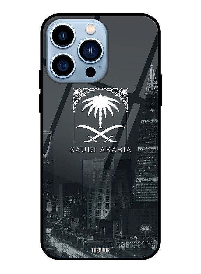 Theodor Protective Tempered Glass Case Cover For Apple iPhone 13 Pro Ksa - Image 1