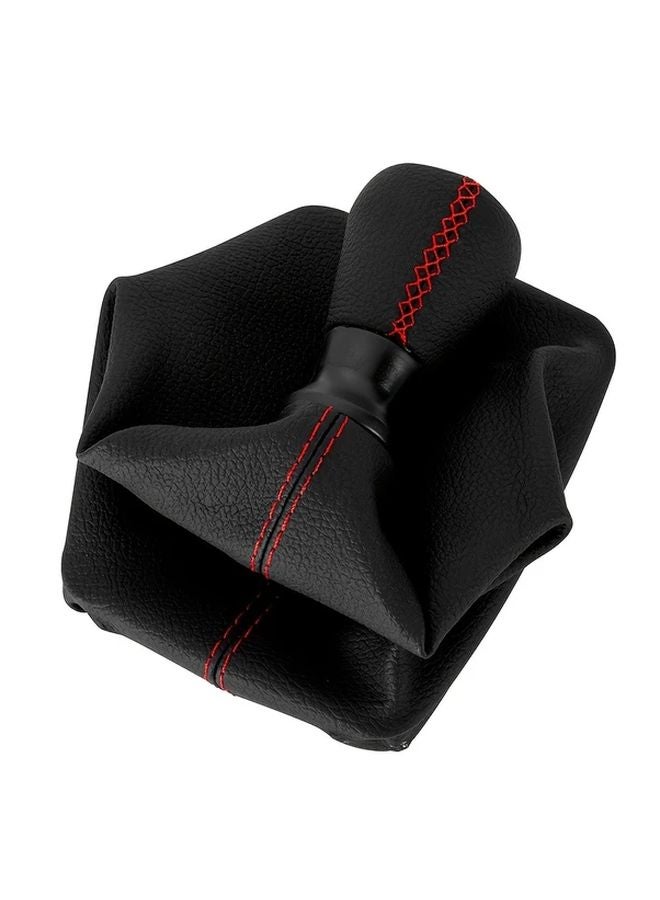 Peugeot 206 406 207 5 Speed Manual Gear Shift Knob Blue Stitching Textured Grip - Image 5