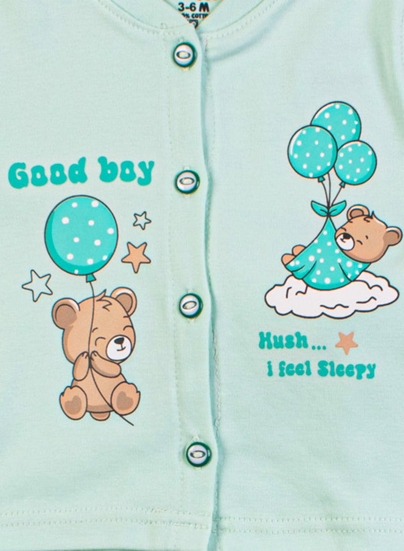 Zercon SPring  Pajama Set for Newborn Babies 6300 - Image 2