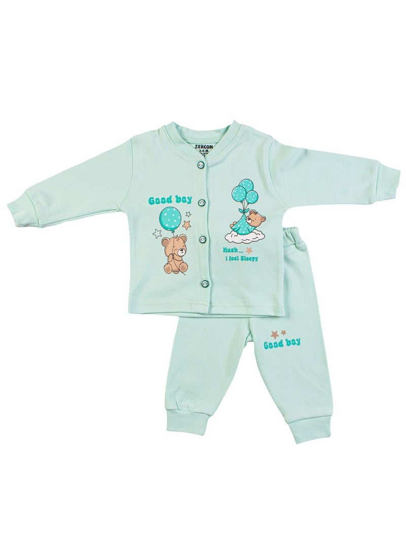 Zercon SPring  Pajama Set for Newborn Babies 6300 - Image 1