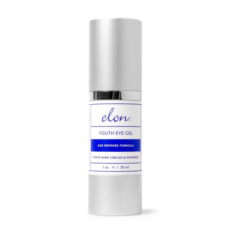 Elon Youth Under Eye Gel  Hyaluronic Acid Gel wMSM Plant Stem Cells  Anti Aging to Fight Dark Circles Under Eye Puffiness Reducer For All Skin Types No Fragrance or Parabens 1oz30ml