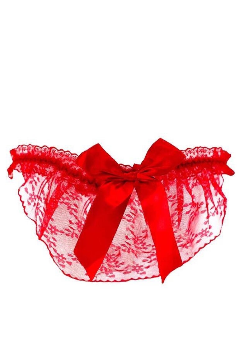 Generic Lace Thong Underwear Low Waist G-String Briefs Lingerie Panty.  - Image 1