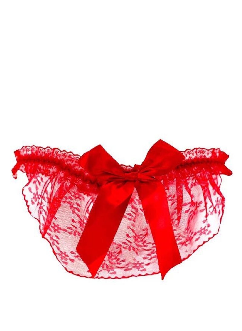 Generic Lace Thong Underwear Low Waist G-String Briefs Lingerie Panty.  - Image 3
