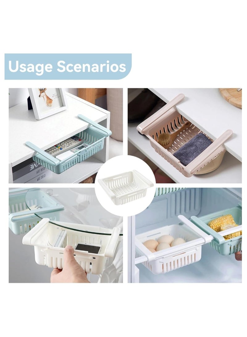 Set of 2 Beige Refrigerator Storage Bins  - Image 2