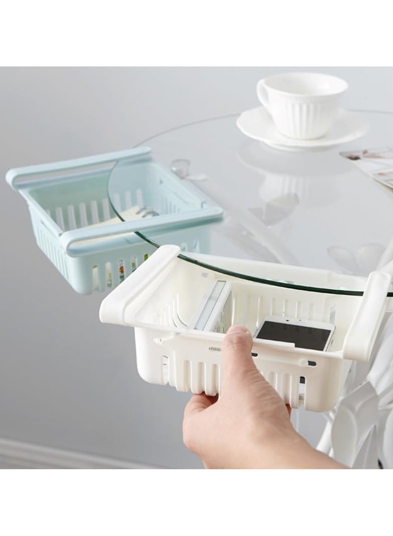 Set of 2 Beige Refrigerator Storage Bins  - Image 5