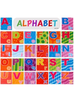 Mini Tudou Mini Tudou 26 PCS Baby Soft Alphabet Cards, ABC Learning Flash Cards with Storage Bag, Washable Soft Letter Early Educational Toy for Babies Infants Toddlers Boys and Girls 0 1 2 3 Years Old  - Image 3