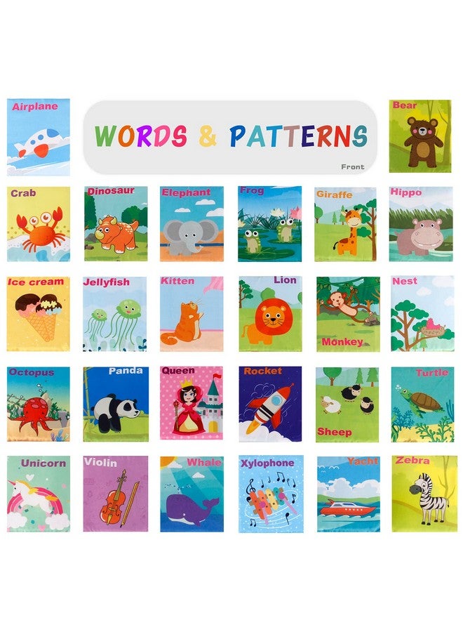 ميني تودو بطاقات أبجدية ناعمة للأطفال من تودو ميني، 26 قطعة، بطاقات تعليمية تعليمية مع حقيبة تخزين، حروف ناعمة قابلة للغسل، لعبة تعليمية مبكرة للأطفال الرضع والأطفال الصغار والأولاد والبنات من عمر 0 إلى 3 سنوات - Image 2