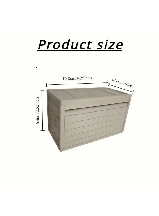 1pc Light Grey Fantasy Key Holder Wall Mounted Key Storage Box Durable Plastic Key Organizer - Image 4