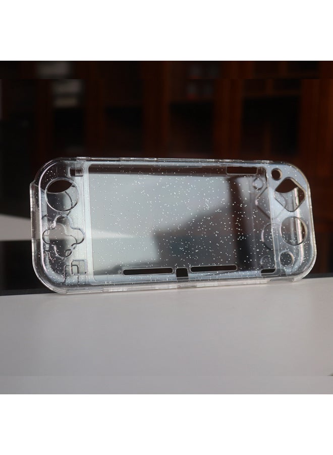 Nintendo Switch Protective Cover Lite Hard Shell Glitter Integrated Transparent Glitter Accessories Handle Shell All-inclusive Hard Shell-Model:Half Pack Of Transparent Hard Shell (special Price) - Image 3